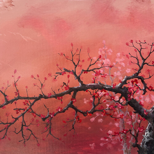 널 그리다- 홍매화 1