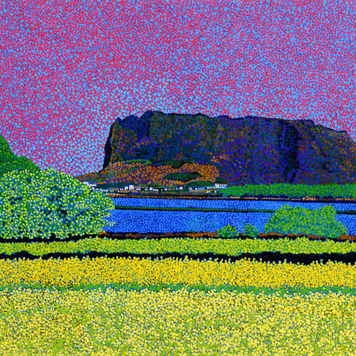 the scenery of Jeju island