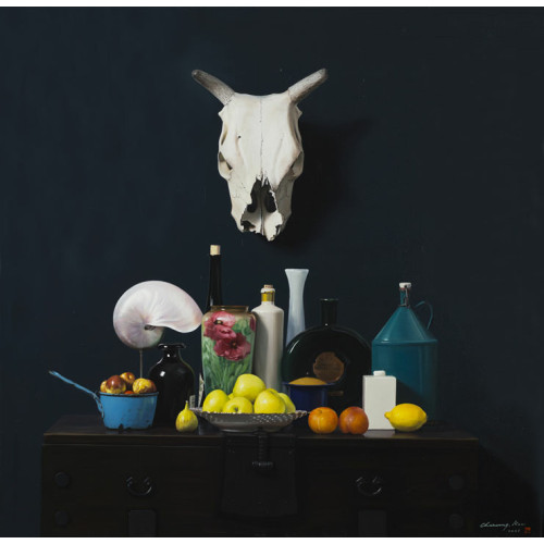 소머리있는정물